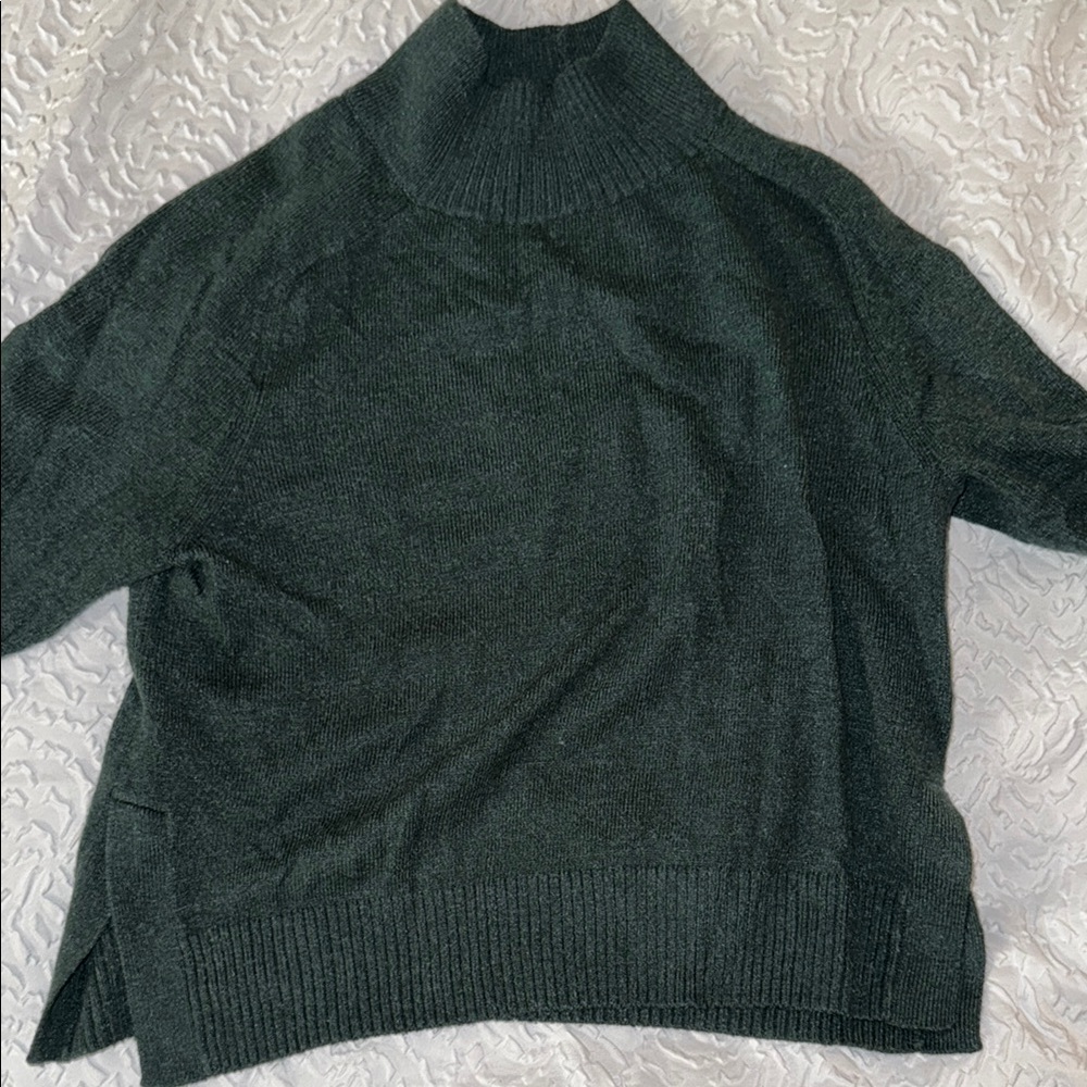 Banana Republic Dark Green Turtleneck Sweater
